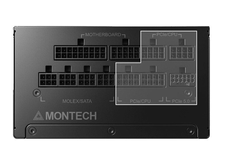 MONTECH TITAN GOLD, fuentes de alimentación ATX 3.0 y PCIe 5.0