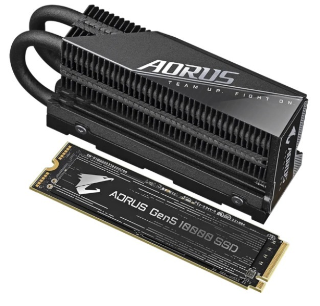 AORUS Gen5 10000 SSD PCIe 5.0 con velocidades de hasta 10 GB/s