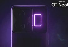 realme GT Neo5 en púrpura con diseño RGB transparente realme GT Neo5 en púrpura con diseño RGB transparente