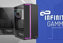 Nox Infinity Gamma, toque vanguardista a precio ajustado en este nuevo PC case Nox Infinity Gamma, toque vanguardista a precio ajustado en este nuevo PC case