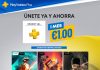 PlayStation Plus disponible para un mes desde 1€ PlayStation Plus disponible para un mes desde un 1€ por tiempo limitado para nuevos suscriptores