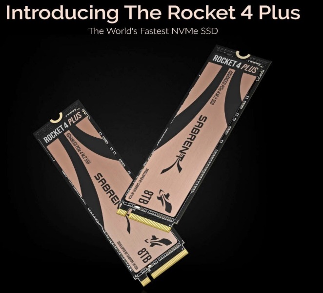 Sabrent Rocket 4 Plus NVMe PCIe 4.0 de 8TB con 33% de descuento