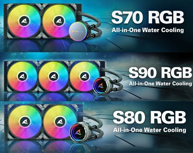 Sharkoon S70 RGB, S80 RGB y S90 RGB, su primera refrigeración AIO