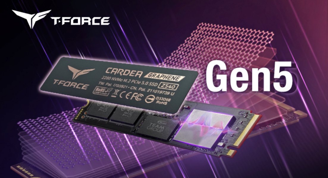 T-FORCE CARDEA Z540 M.2 PCIe 5.0 redefine la experiencia de velocidad SSD
