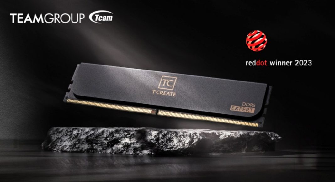 T-CREATE EXPERT DDR5 gana el premio Red Dot Design Award 2023