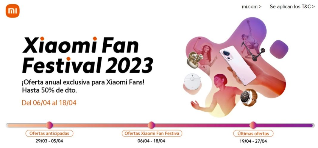 Xiaomi Fan Festival 2023 llega también a Amazon