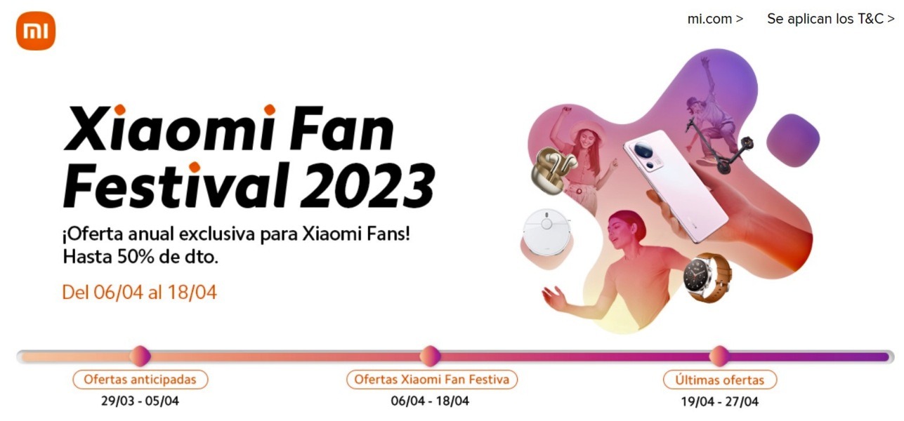 Ofertas en móviles Xiaomi en su 'Festival de precios de mitad de año