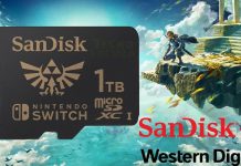 Nueva tarjeta SanDisk microSD para Nintendo Switch de ZELDA Nueva tarjeta SanDisk microSD para Nintendo Switch de ZELDA