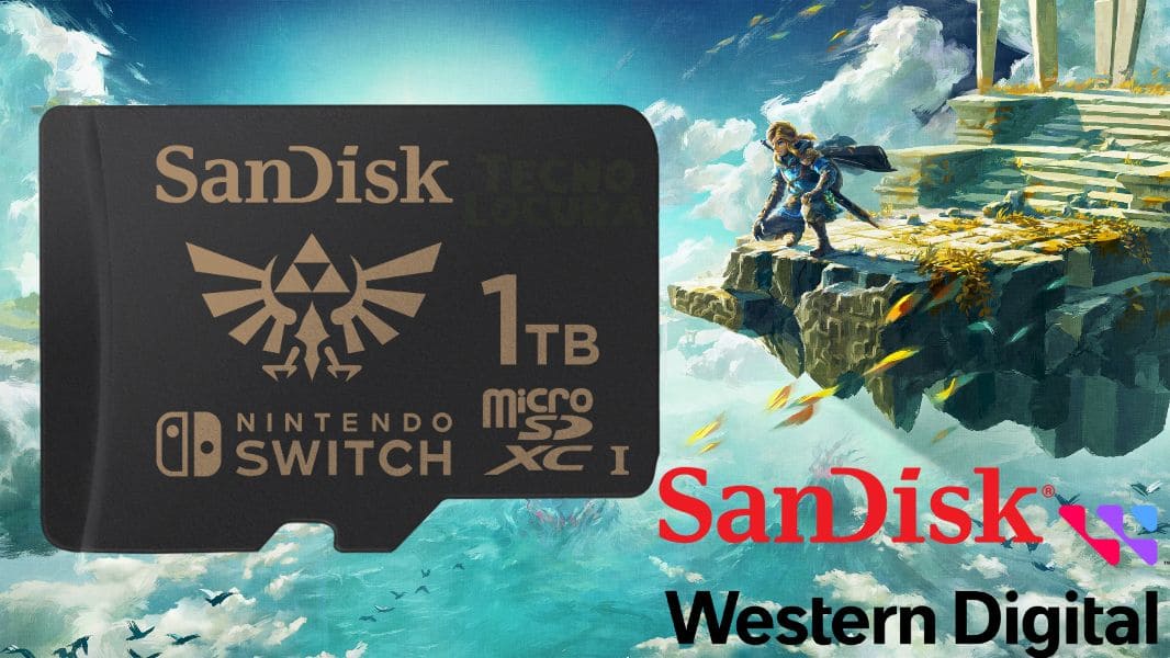 Nueva tarjeta SanDisk microSD para Nintendo Switch de ZELDA