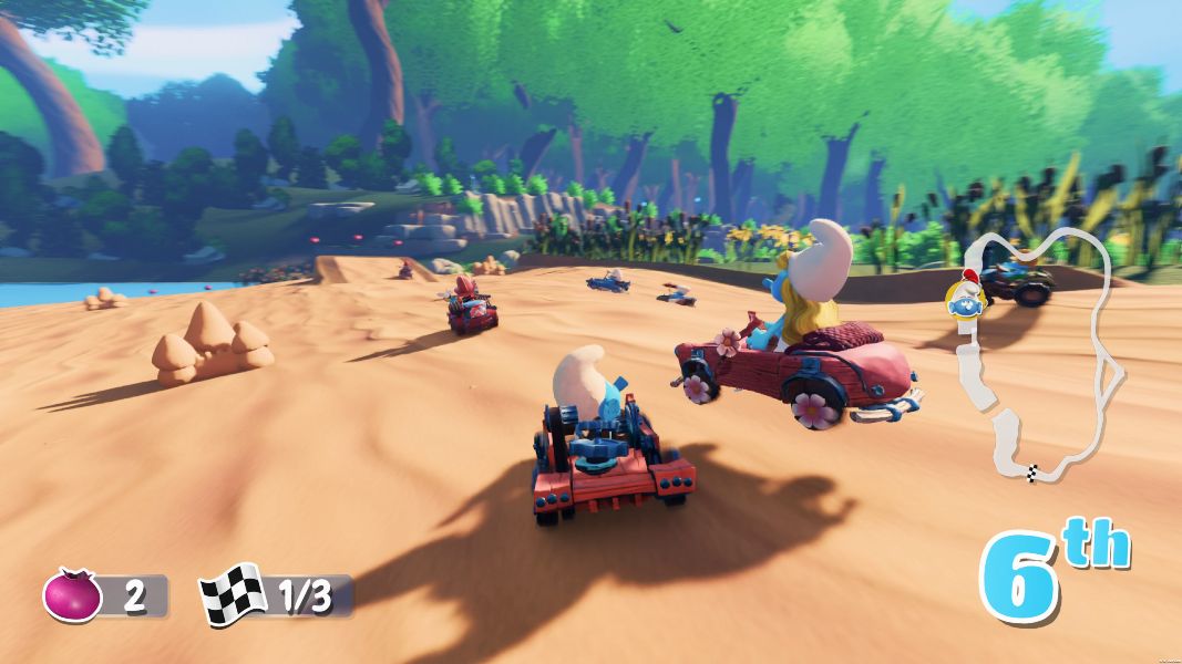 Smurfs Kart (¡el juego de los Pitufos!) llegará a PS4, PS5, Xbox One y Series X/S