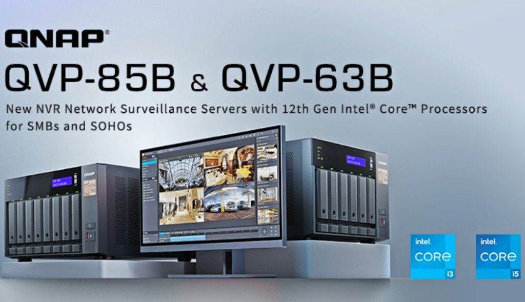 QNAP QVP-85B y QVP-63B, nuevos servidores de vigilancia de red NVR