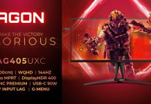 AGON AG405UXC de 40″ y con 144Hz: revolucionario monitor UltraWide AGON AG405UXC de 40" y con 144Hz: revolucionario monitor UltraWide