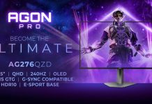 AGON PRO AG276QZD, el monitor gaming 26.5″ OLED con 240 Hz AGON PRO AG276QZD, el monitor gaming 26.5″ OLED con 240 Hz