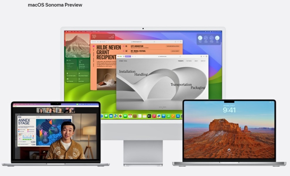 macOS Sonoma ofrece nuevas prestaciones para productividad y creatividad