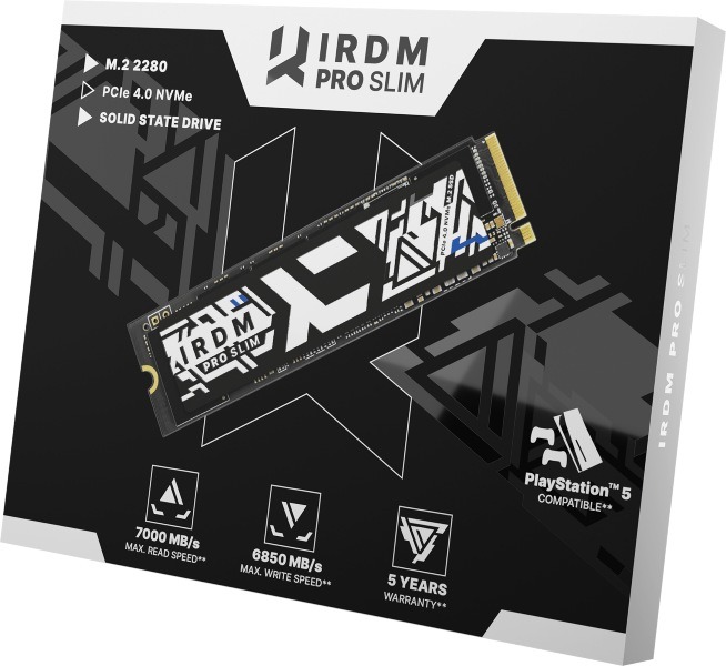 IRDM PRO SLIM, nueva unidad SSD PCIe Gen 4x4 M.2 ideal para PS5