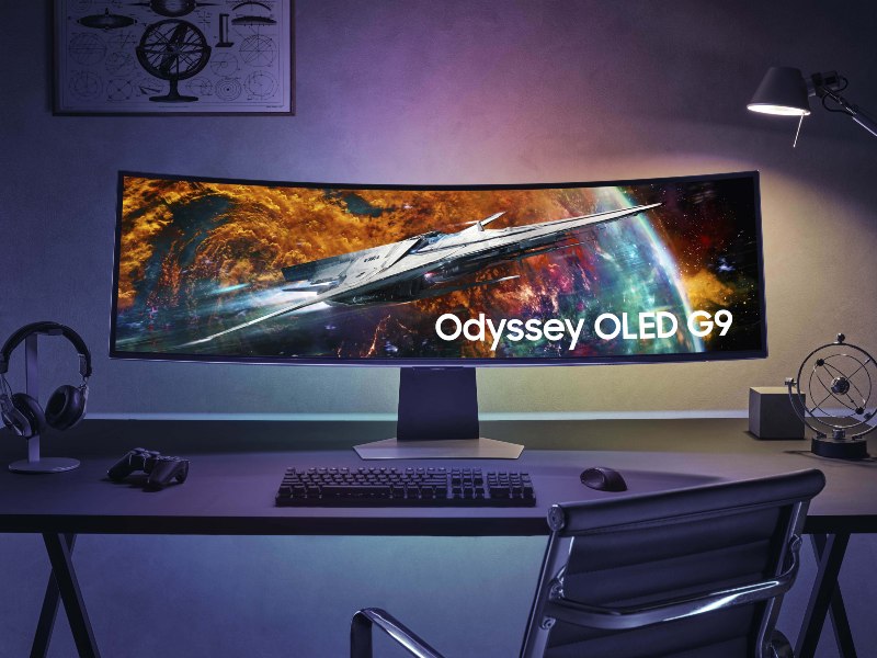 Nueva era gaming OLED con Odyssey OLED G9, primer monitor DQHD