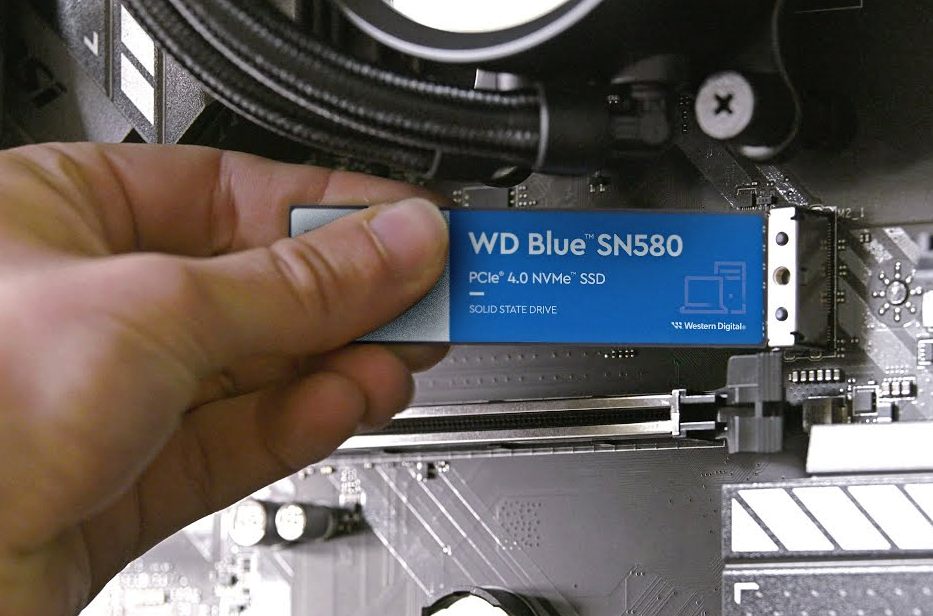 WD Blue SN580 NVMe SSD para creadores de contenido y profesionales