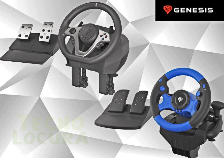 Genesis Seaborg 350 y 400: volantes gaming para amantes de la velocidad