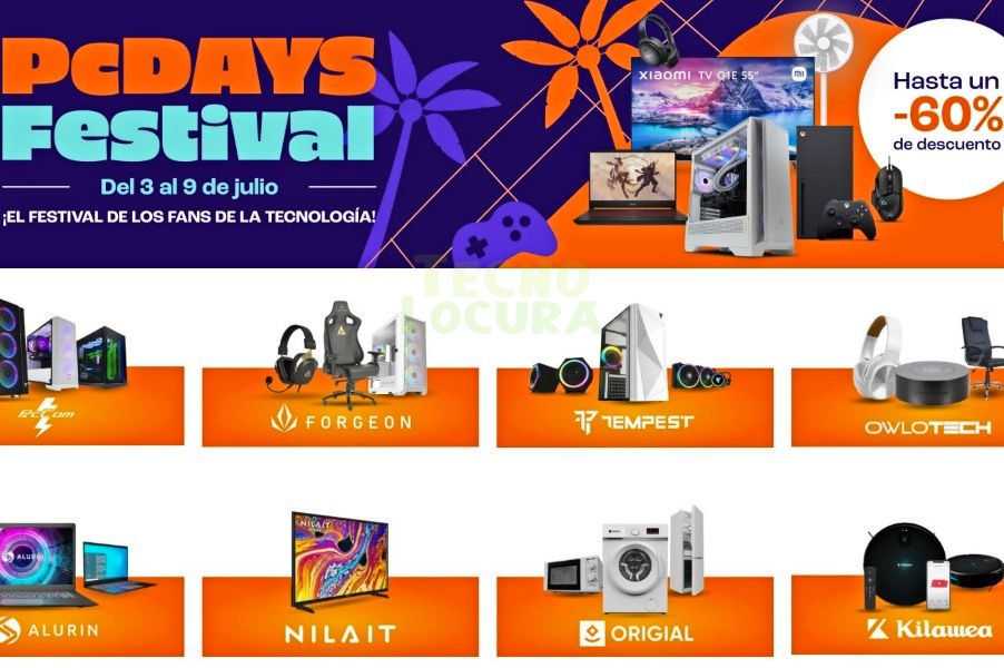 PcDays Festival, la mejor tecnología con descuentos de hasta el 60%
