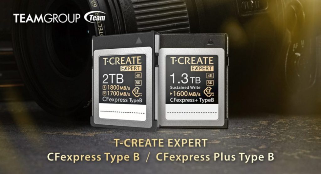T-CREATE EXPERT CFexpress Plus y CFexpress Tipo B: nueva experiencia creativa