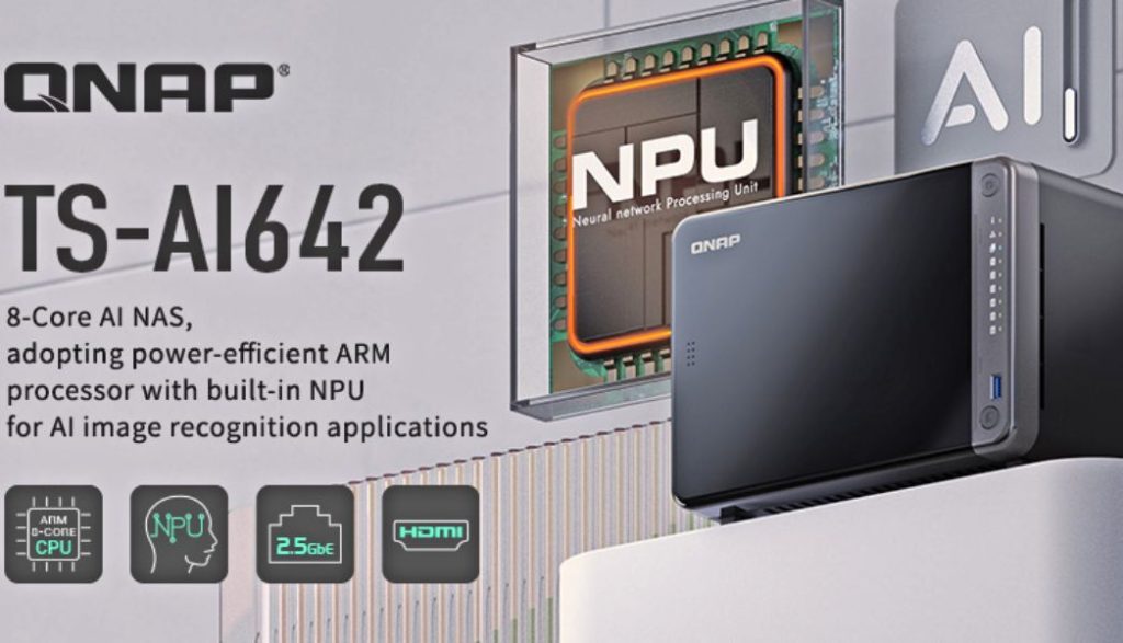 QNAP TS-AI642, el NAS con IA basado en ARM y 6 NPU TOPS