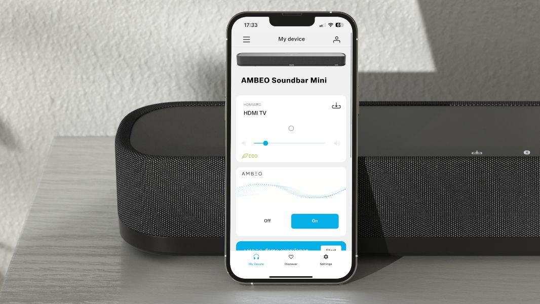 Sennheiser AMBEO Soundbar Mini: sonido 3D inmersivo para tu salón