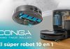 Robot aspirador 10 en 1 que se autogestiona: Conga 12090 Twice Roller Home&Fill Robot aspirador 10 en 1 que se autogestiona: Conga 12090 Twice Roller Home&Fill