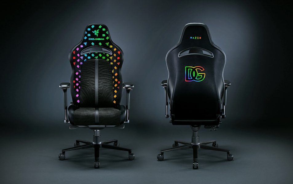 Colección DOLCE & GABBANA | RAZER con la primera silla gaming Razer Chroma del mundo