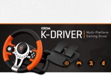 Krom K-Driver, volante y pedales para competición de carreras Krom K-Driver, volante y pedales para competición de carreras