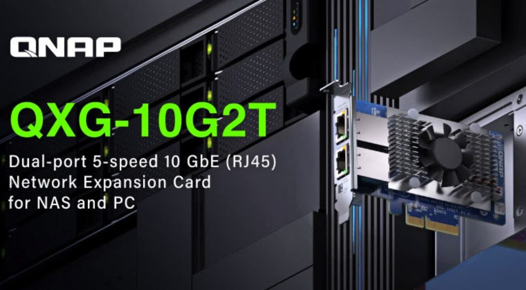 QNAP QXG-10G2T nueva tarjeta de expansión de 10 GbE doble