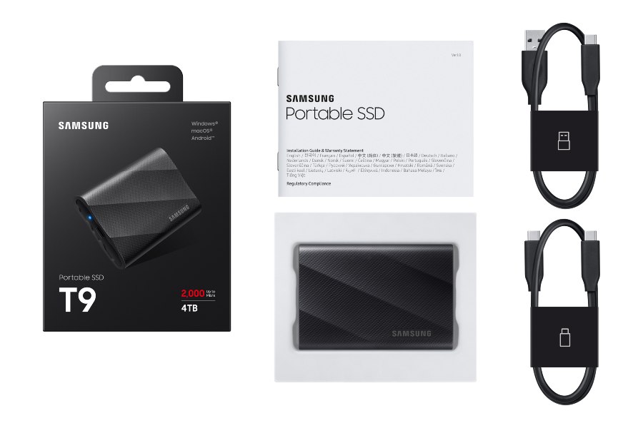 SSD T9 de Samsung: primera con interfaz USB 3.2 Gen 2x2