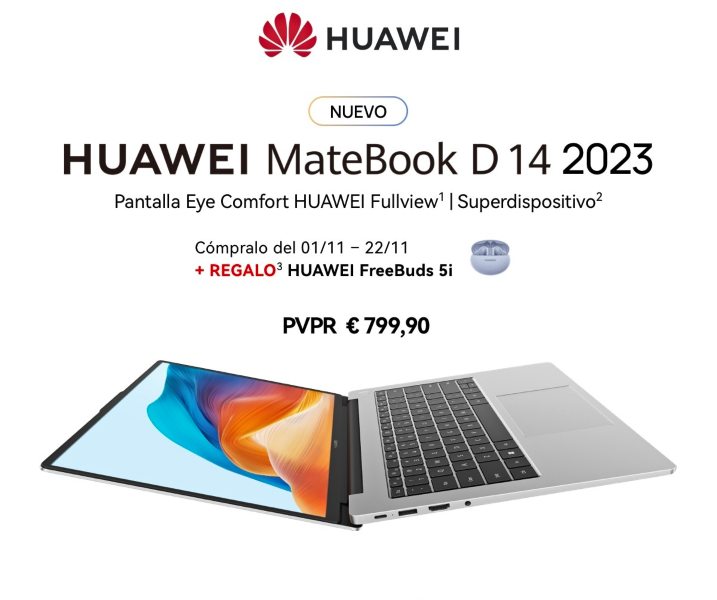 HUAWEI MateBook D 14: rendimiento, conectividad y experiencia de usuario inteligente