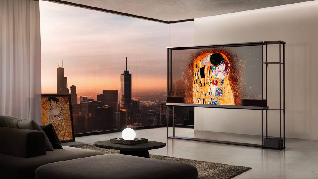 El primer televisor OLED transparente inalámbrico del mundo: LG SIGNATURE OLED T 4K