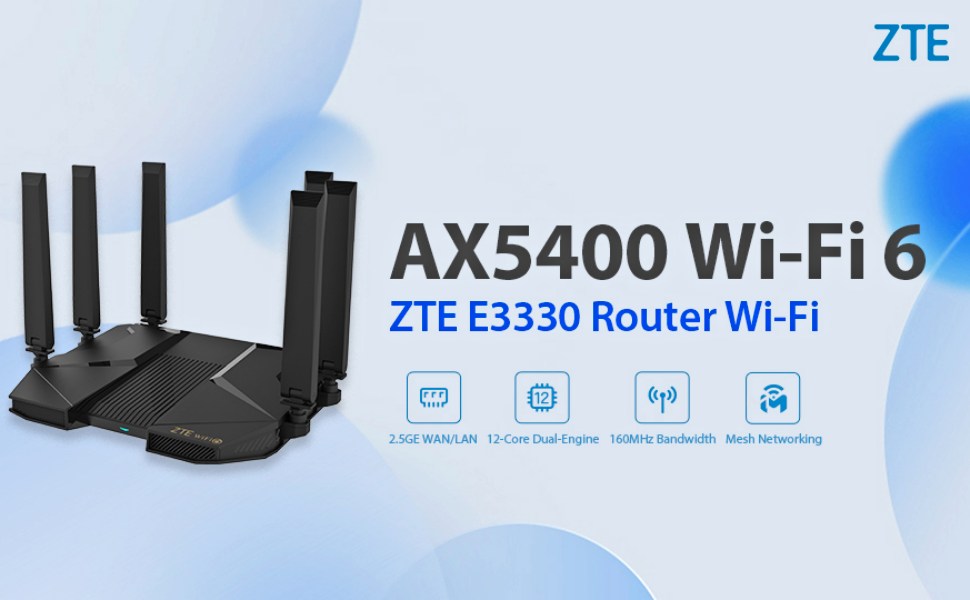 ZTE E3330: router wifi mesh perfecto para gaming y teletrabajo