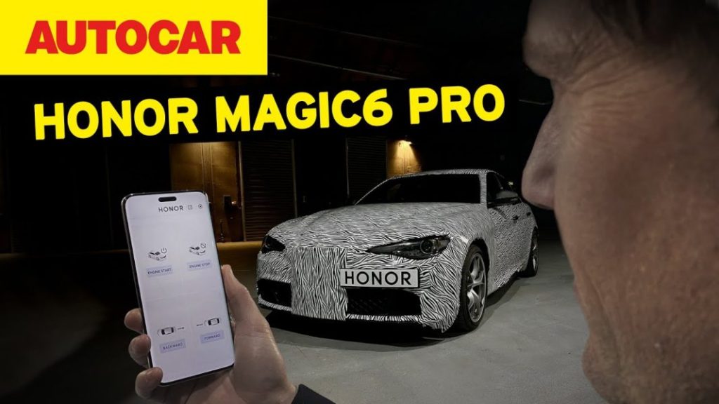 HONOR Magic6 Pro puede mover un coche con los ojos