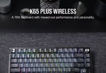 CORSAIR K65 PLUS WIRELESS 75% para entusiastas gaming CORSAIR K65 PLUS WIRELESS 75% para entusiastas gaming