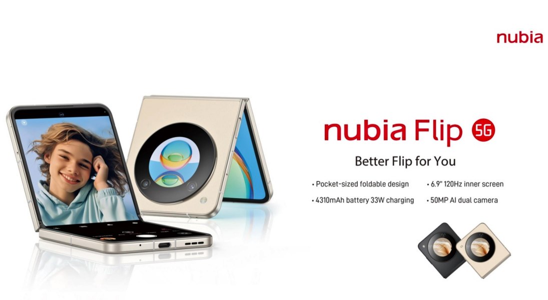 nubia Flip 5G primer smartphone plegable ZTE y más sorpresas en MWC24