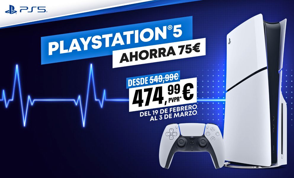 PlayStation 5 tendrá un descuento de 75€ ¡Ahora es el momento de pillarla!