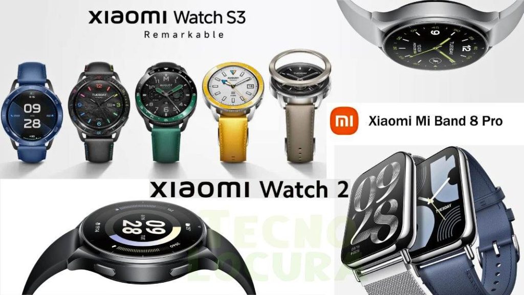 Xiaomi Smart Band 8 Pro, Xiaomi Watch S3 y Xiaomi Watch 2