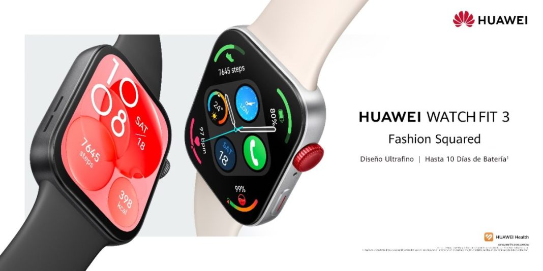 HUAWEI WATCH FIT 3: Nuevo diseño con 6 colores y precio brutal