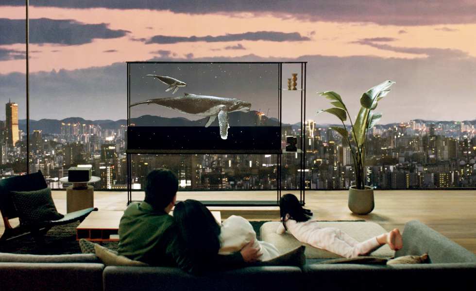 Primer televisor OLED transparente e inalámbrico del mundo - LG SIGNATURE OLED T