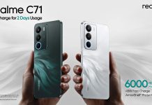 realme C71 con batería de 6000 mAh y jack 3,5 mm realme C71 con batería de 6000 mAh y jack 3,5 mm
