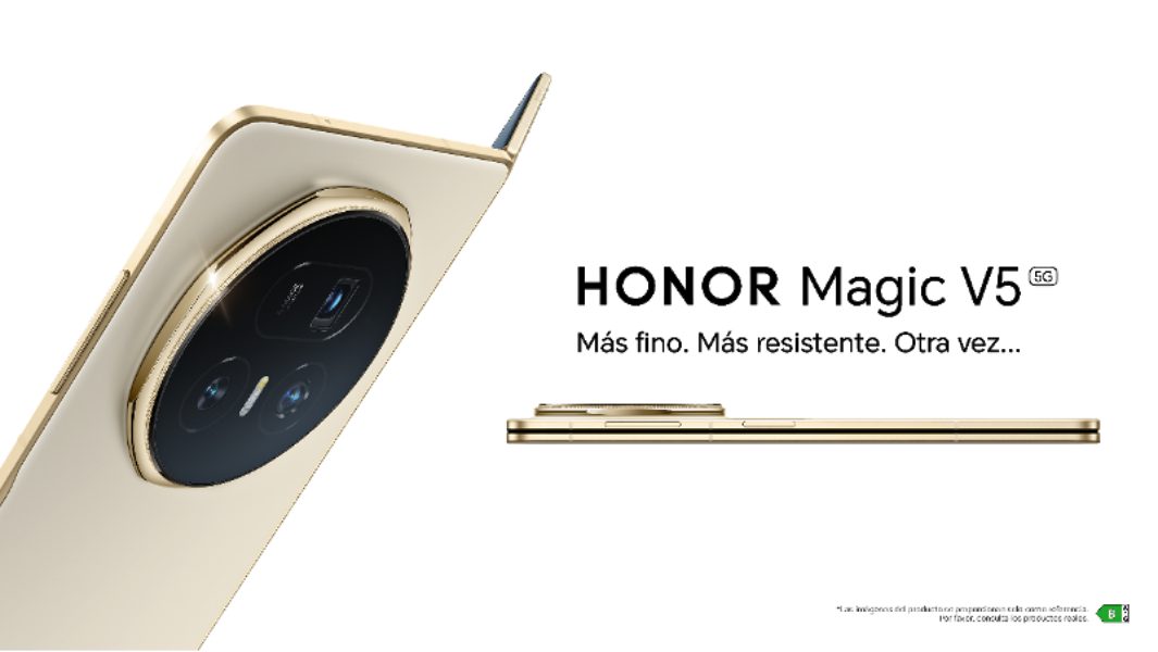 El smartphone plegable más fino: HONOR Magic V5