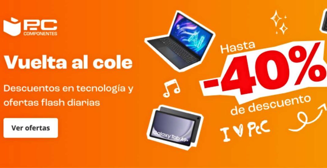 Ofertas en tecnología de PcComponentes para la vuelta al cole