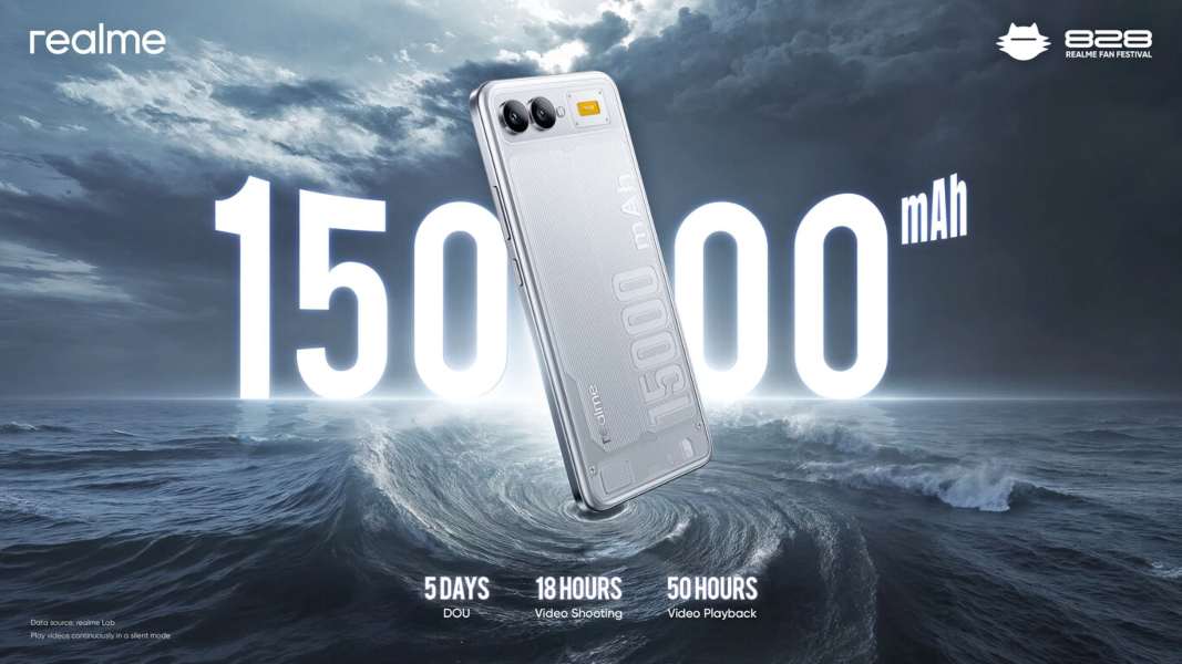 realme Chill Fan Phone y batería de 15000mAh - Fan Festival 828