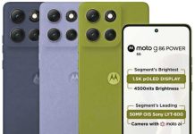 moto g86 power 5G ya disponible con enorme batería moto g86 power 5G ya disponible con una enorme batería