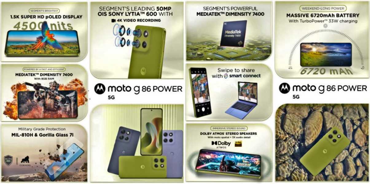 moto g86 power 5G ya disponible con una enorme batería