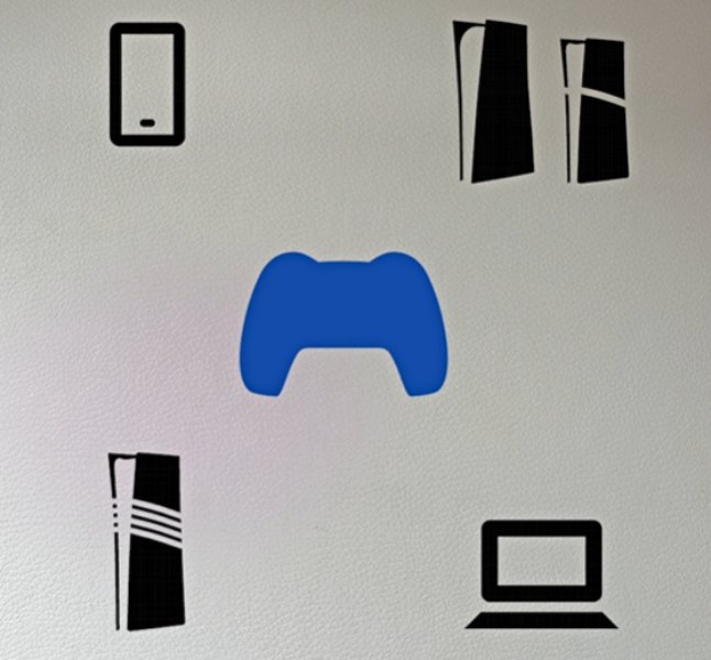 DualSense con varios dispositivos
