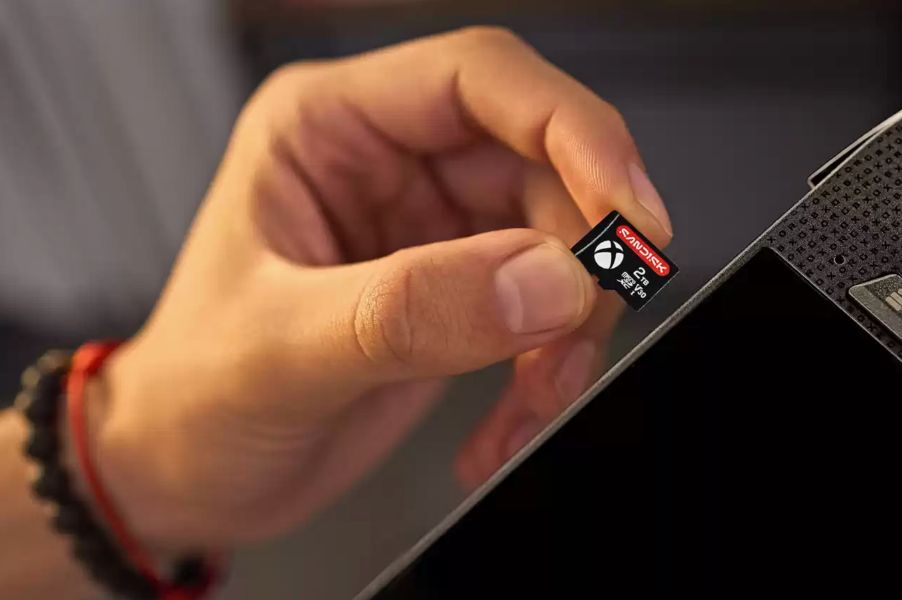 Sandisk microSD exclusiva y SSD con licencia para ROG Xbox Ally / X