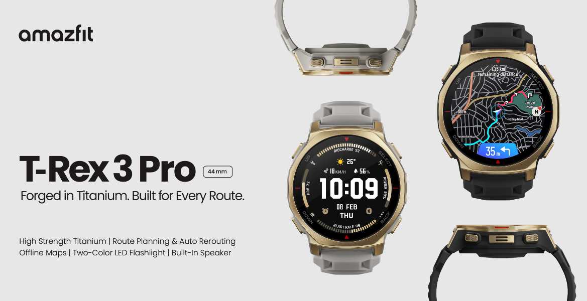 Amazfit T-Rex 3 Pro 44 mm